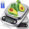 Kuchynská váha 4NEO aga kuchynská PRECÍZNA 5000 g/0,1 g + čierne batérie 5 kg