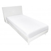 Caramella Ivory Mist klasická detská čalúnená posteľ slonovinová 200x90cm