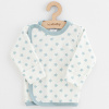 Dojčenská košieľka New Baby Classic II hviezdy mätové - 50