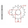 JT Sprockets JTF 520-16RB