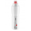Cyklistická fľaša Elite Jet Plus číra/šedá s logom 950 ml