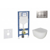 GEBERIT - Duofix Set předstěnové instalace, klozetu Oudee a sedátka softclose, tlačítko Sigma30, lakovaný chrom mat/chrom SANI11CA1122B
