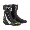 topánky SMX PLUS 2 ALPINESTARS black/white/yellow fluo 2025 Veľkosť: 39, Veľkost: 39