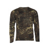Mil-tec bavlnené tričko s dlhým rukávom flecktarn - XXL