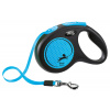 Samonavíjacie vodítko pre psy Flexi New Neon Tape M 5 m modré