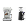Ascaso Dream PID, leštený hliník + Rocket Espresso FAUSTO 2.1, black