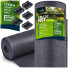 Plonos™ Tieniaca sieť 1,2x50m 140g/m2 + 50 klipov sivá