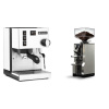 Rancilio Silvia BC, white + Eureka Mignon Libra, CR chrome