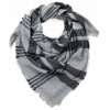 Šatka - Sivá, žltá šál (Crazy Scarf Grey Heat SZ16580-5)