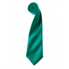 Premier Workwear Pánska saténová kravata PR750 Emerald -ca. Pantone 341 144 x 8,5 cm