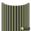 WALL CONCEPT flexi obkladový panel Oliva, čierny filc + MDF, 2750x604x17 mm, 1,66 m2