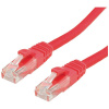 Value 21.99.1427 RJ45 sieťové káble, prepojovacie káble CAT 6A U/UTP 10.00 m červená (jasná) netienený 1 ks; 21.99.1427