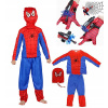 Spiderman Stoys kostým 98-110 (Spiderman outfit obliekanie rukavicových záberov 98-110)