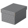 Esselte Home veľkosť S 20 x 15 x 25,5 cm, sivá – sada 3 ks
