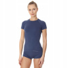 Brubeck Active Wool Krátke rukávy červené. XL (Brubeck Active Wool XL ThermoActive T -shirt)