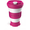 Pokito skladací hrnček do vrecka - ružový až 475 ml