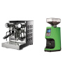 Rocket Espresso Appartamento TCA, black + Eureka Atom 60, kawasaki green
