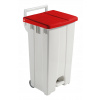 Kôš Derby s pedálom a 90 l bielym krytom (Kôš Derby s pedálom a 90 l bielym krytom)
