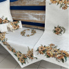 Gobelínový Chenille obrus rôzne veľkosti a obliečka - s motívom SLNEČNICE 053 Veľkosť: 40*100cm OBDLŽNIK
