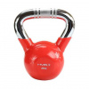 Kettlebell s chrómovaným úchopom HMS KTC 8 kg červený