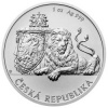 Česká mincovna strieborná minca minca Český lev 2019 1 Oz