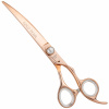 Geib Gold Pearl Curved Scissors - profesionálne nožnice na starostlivosť z japonskej ocele, ohnuté - 7,5
