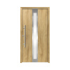 Hliníkovo-oceľové vchodové dvere bezpečnostné Anthene RC2 100 x 210 cm L dub prírodný