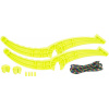Brzdy k Klzáku RACE, 870x400 mm, boby, plast, detský, na sneh