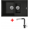 Sinks Amanda 780.1 Metalblack + Mix 3 P GR