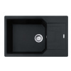 Franke fragranit drez UBG 611-78 BB onyx 780x500,sifón FRA 114.0700.105