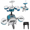 SADA BICÍCH PRE DETI JAZZ DRUM 8 BUBNOV BICIE ČINELY + STOLIČKA
