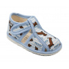 Papuče RAK jazvečík modrý Veľkosť: 25
