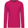 KARIBAN VINTAGE K359 / Pánske tričko s dlhým rukávom - fuchsia XL