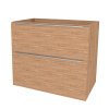 Mereo Mailo, kúpeľňová skrinka 81 cm, chróm madlo, Multidecor, Light Select Walnut CN591SLSW1