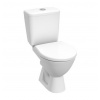 JIKA, Lyra Plus Kombiklozet, horizontální odpad, spodní napouštění vody Varianta: Bílá/s armaturou Dual Flush, spodní napouštění - H8263860002423