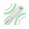 Winmau Prism Zeta - Circles - White & Green W6915.314
