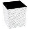 Kvetináč plast biely Lamela 30 cm x 30 x 31 cm