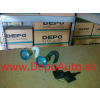 Peugeot 306 5/97-3/01 2x zámok dverí + 2 x klúč