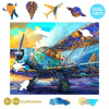 CoolArts Farebné lietadlo - SoulPassion (67 ks) - Drevené puzzle