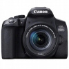 Fotoaparát Canon EOS 850D EF-S 18-55mm f/4-5.6 IS STM telo objektív čierny
