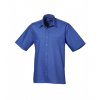 Premier Workwear Pánska košeľa s krátkym rukávom PR202 Royal -ca. Pantone 286 46 (XXL/18)
