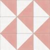 Dia 601 - 0,52 m2 Dia Geometrické Ružová 20x20
