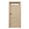 PORTA Doors SET Rámové dvere VERTE HOME D.1 so sklom, fólia Buk škandinávsky + zárubeň PD-VER-D1_BUKSKAN