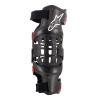 Kolenné ortézy BIONIC-10 CARBON 2022, ALPINESTARS (čierna/červená, pravé koleno) M160-279