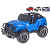 Auto terénne 22 cm na zotrvačník - mix farieb (červená, modrá, biela)