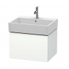 Duravit L-Cube Umývadlová skrinka 39x58x46 cm, 1 zásuvka, matná biela LC617501818