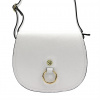 Gregorio 1712 biela dámska kožená kabelka 21 x 18 x 8 cm