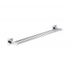 GROHE GROHE 41104000 - Dvojaramenný držiak na uteráky START CUBE 654 mm lesklý chróm GH1197 + záruka 3 roky zadarmo