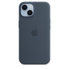 Apple iPhone 14 Silicone Case with MagSafe - Storm Blue -MW5T3ZM/A