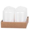 MagicHome Vianoce biela 4 x 6 cm 4 ks